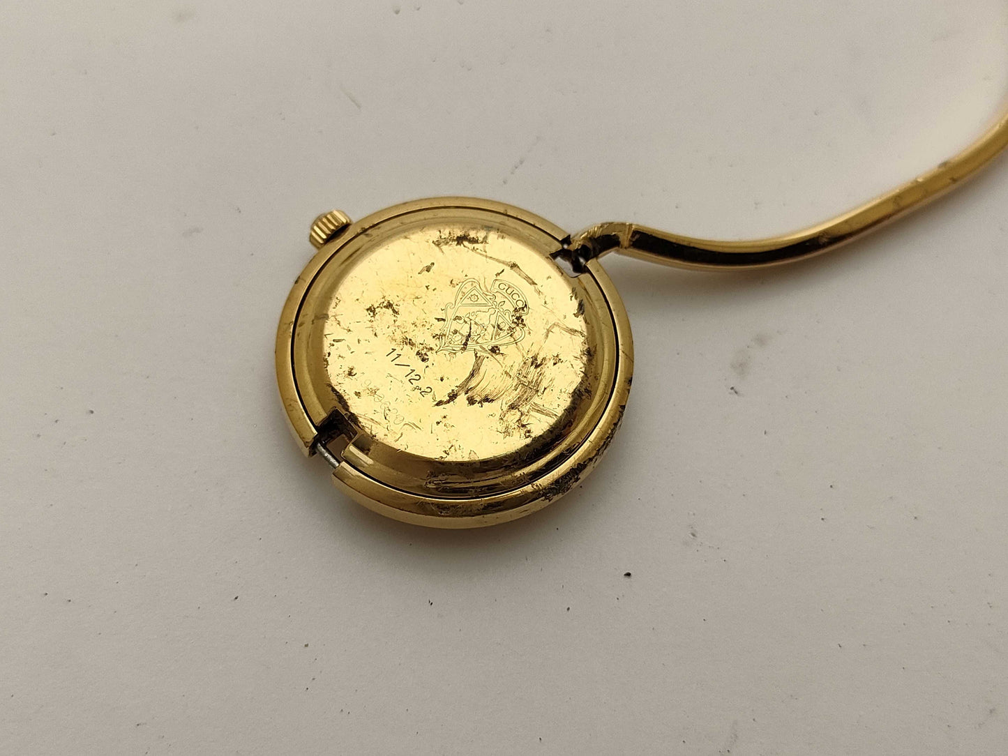 GUCCI 11/12.2 Unworked Women's Watch