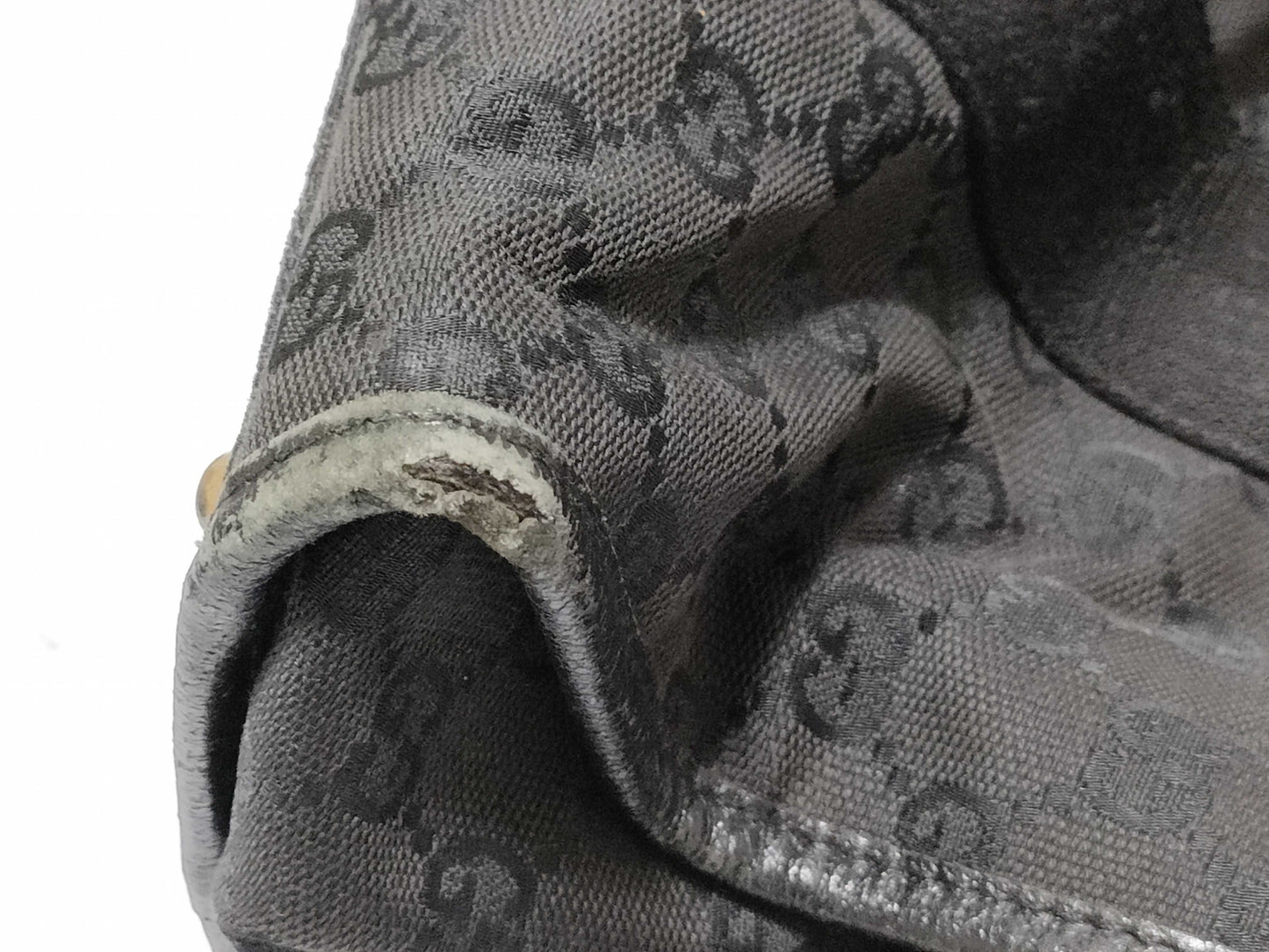 GUCCI GG Canvas 002 1121 2123/115517 214397 Tote Bag Black *2 Tote Bags
