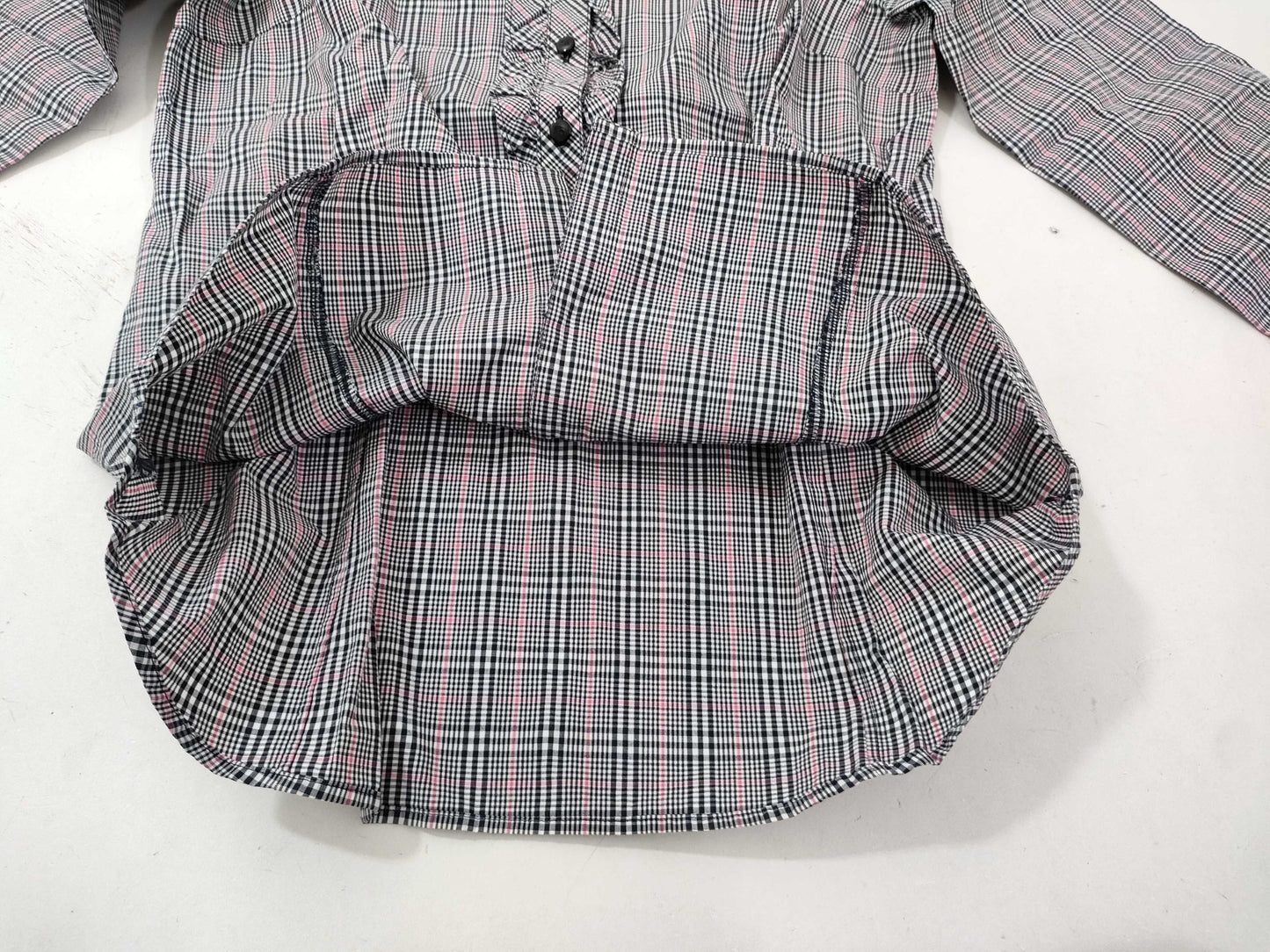 BURBERRY Blue Label Check Frill Shirt