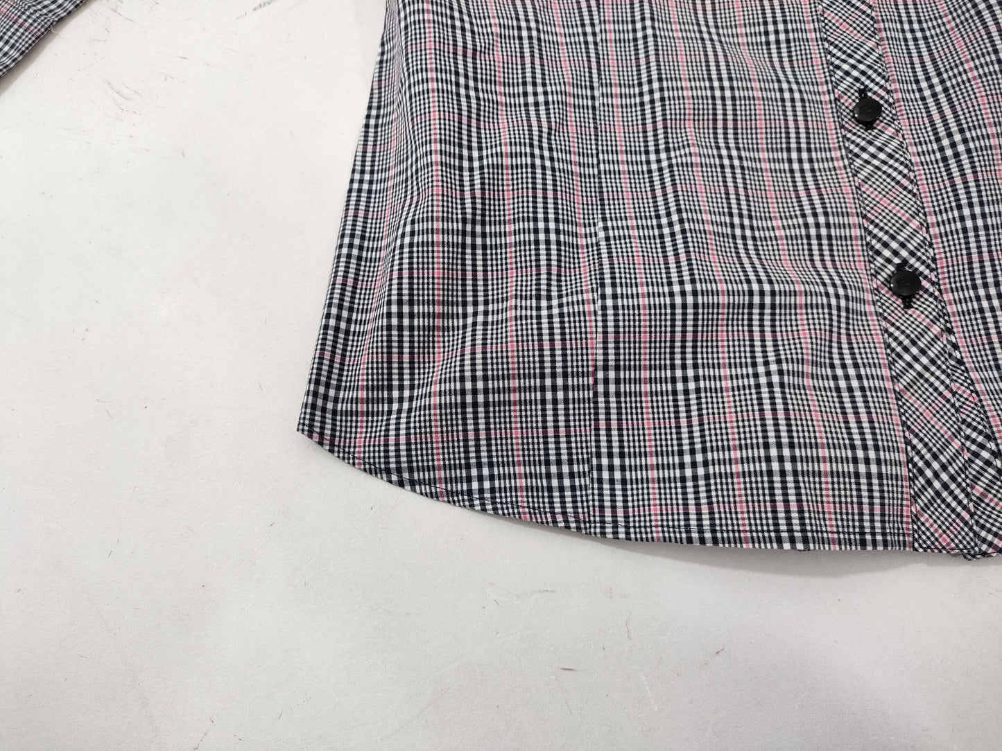 BURBERRY Blue Label Check Frill Shirt