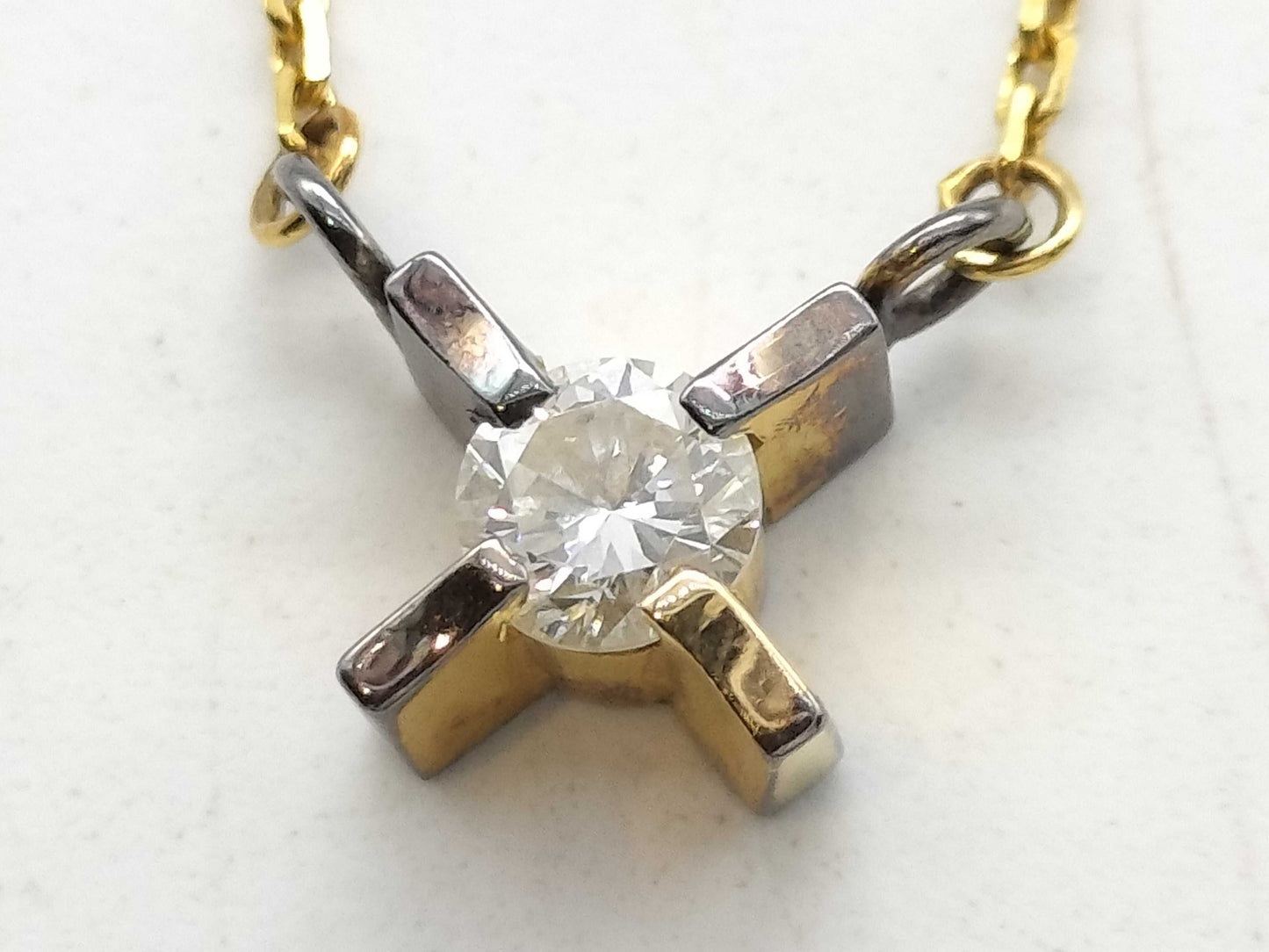 D0.26ct K18 3.2g Necklace