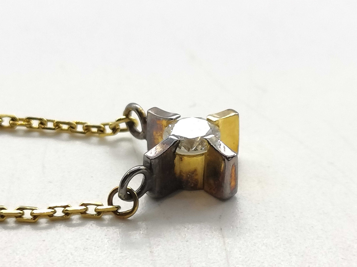 D0.26ct K18 3.2g Necklace