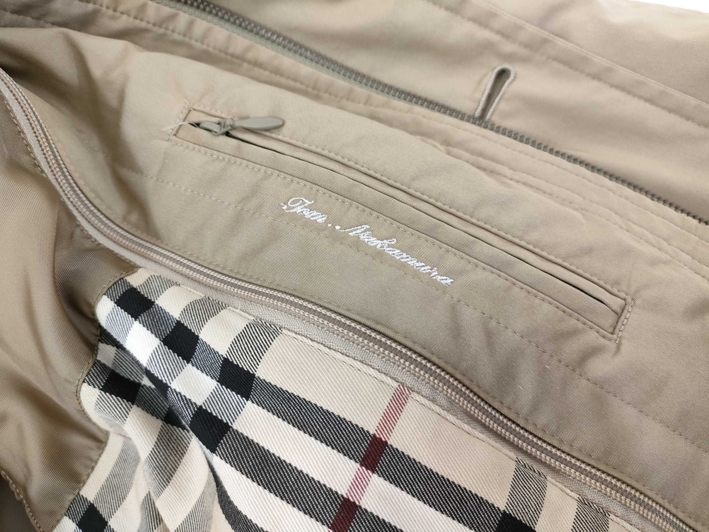 BURBERRY Liner Nova Check Trench Coat