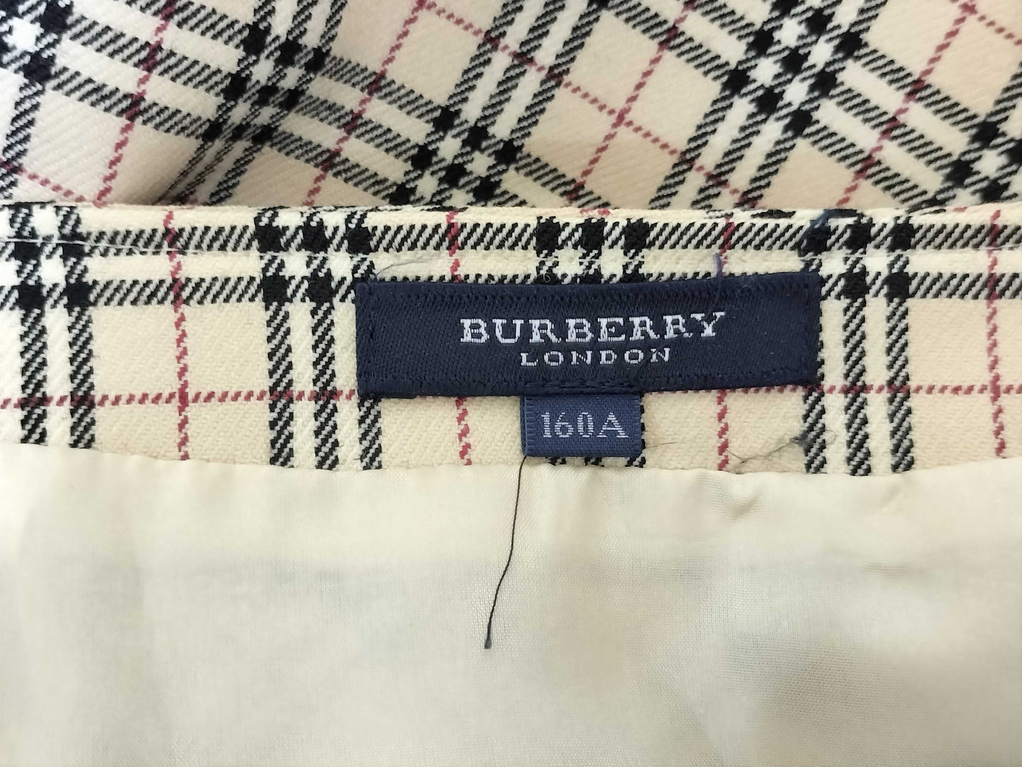 BURBERRY Checkered Skirt Skirt Skirt