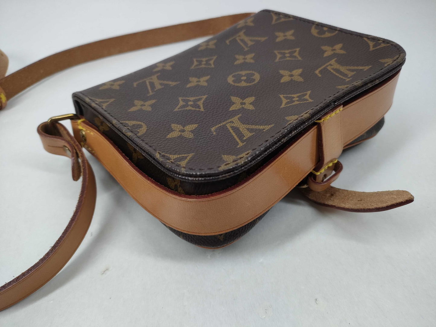 LOUIS VUITTON Monogram M51254 Mini Cartouchiere Shoulder Bag