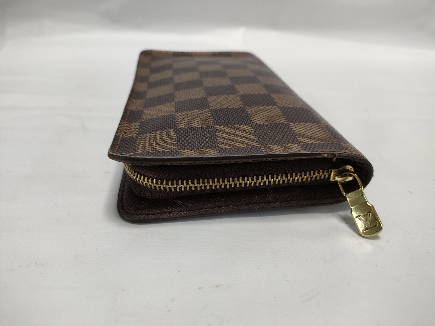 LOUIS VUITTON Damier N61728 Damier Porte Monet Zip Wallet
