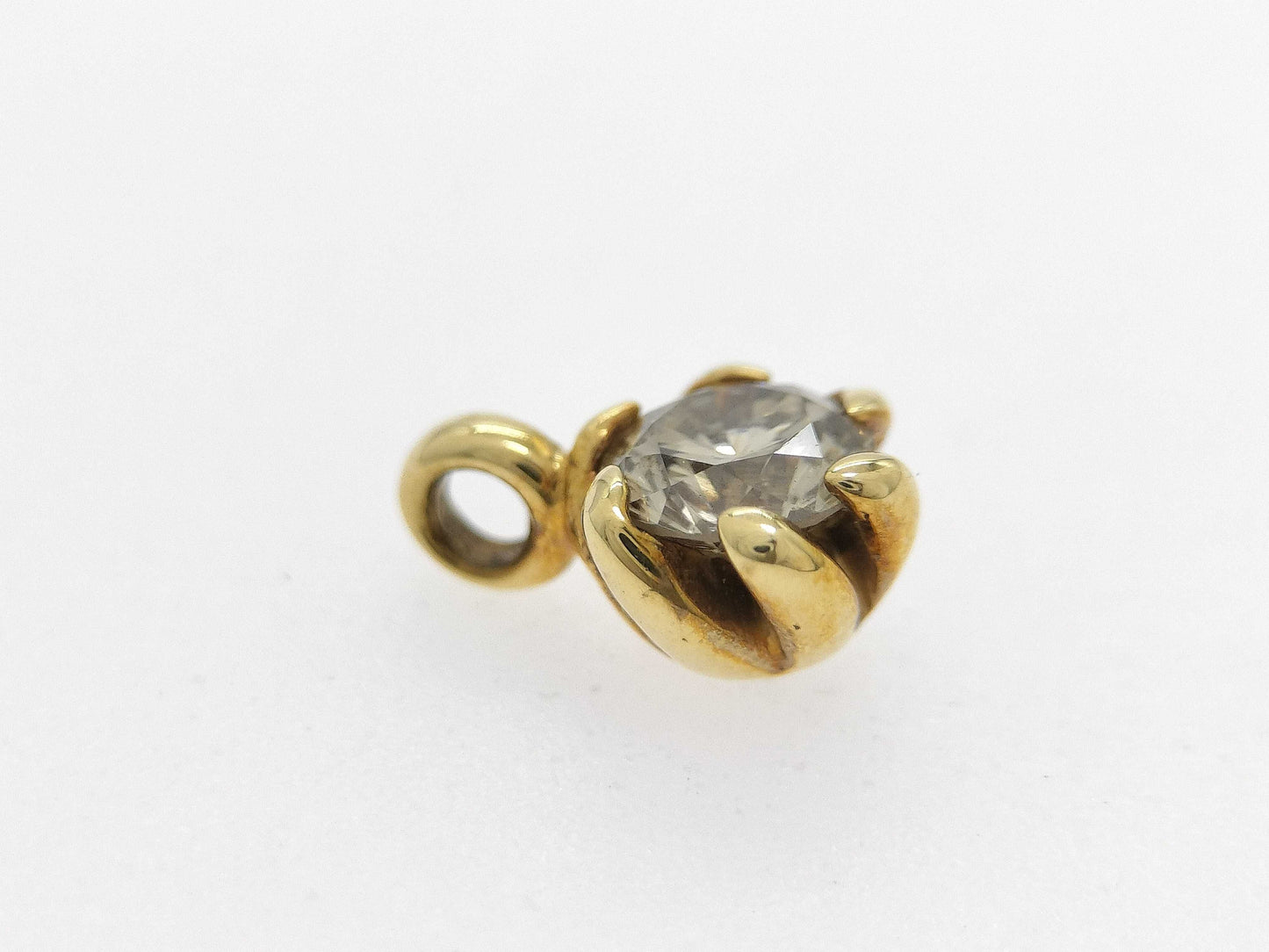 D0.35ct K18 0.7g Pendant Top