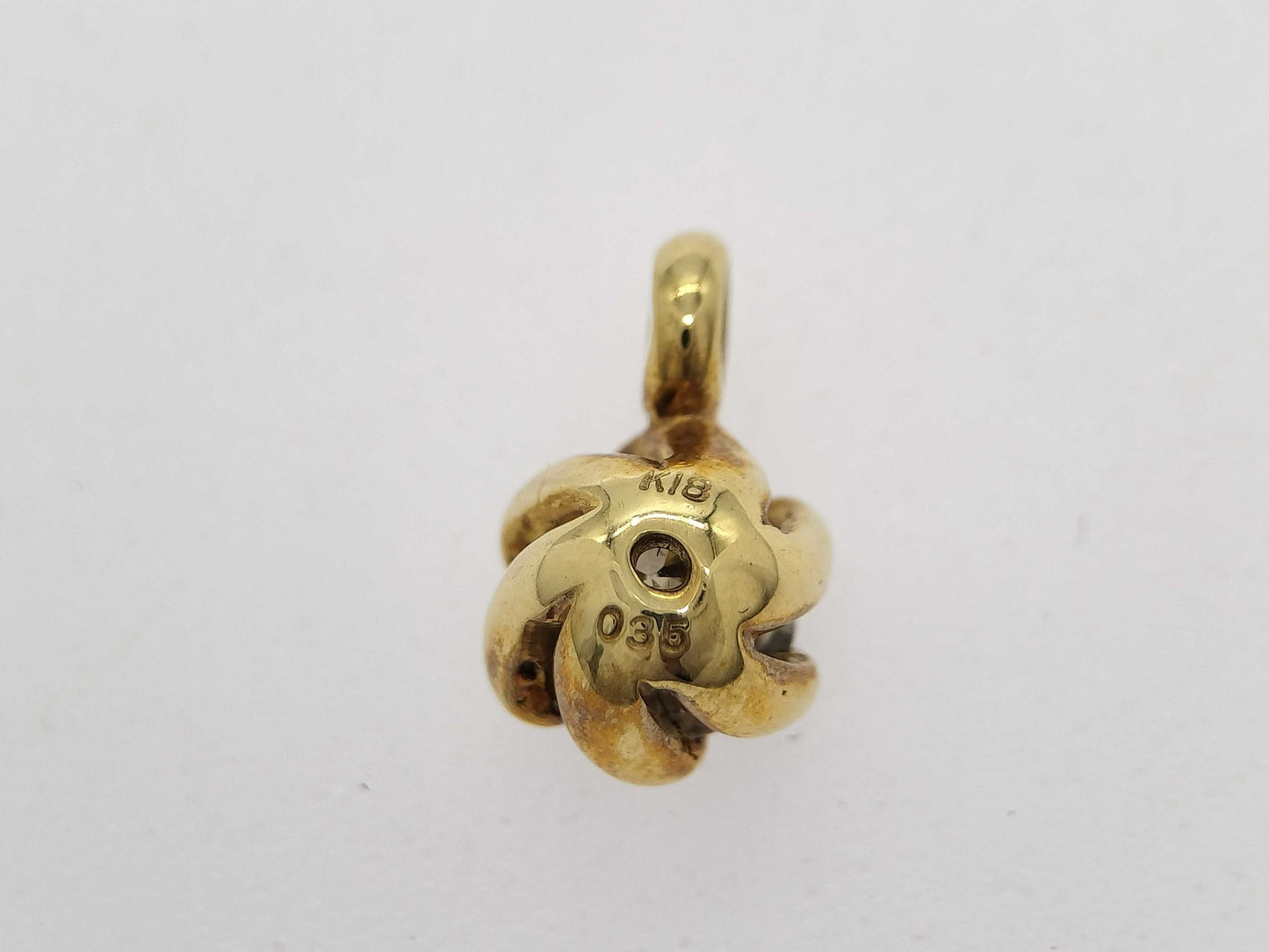 D0.35ct K18 0.7g Pendant Top