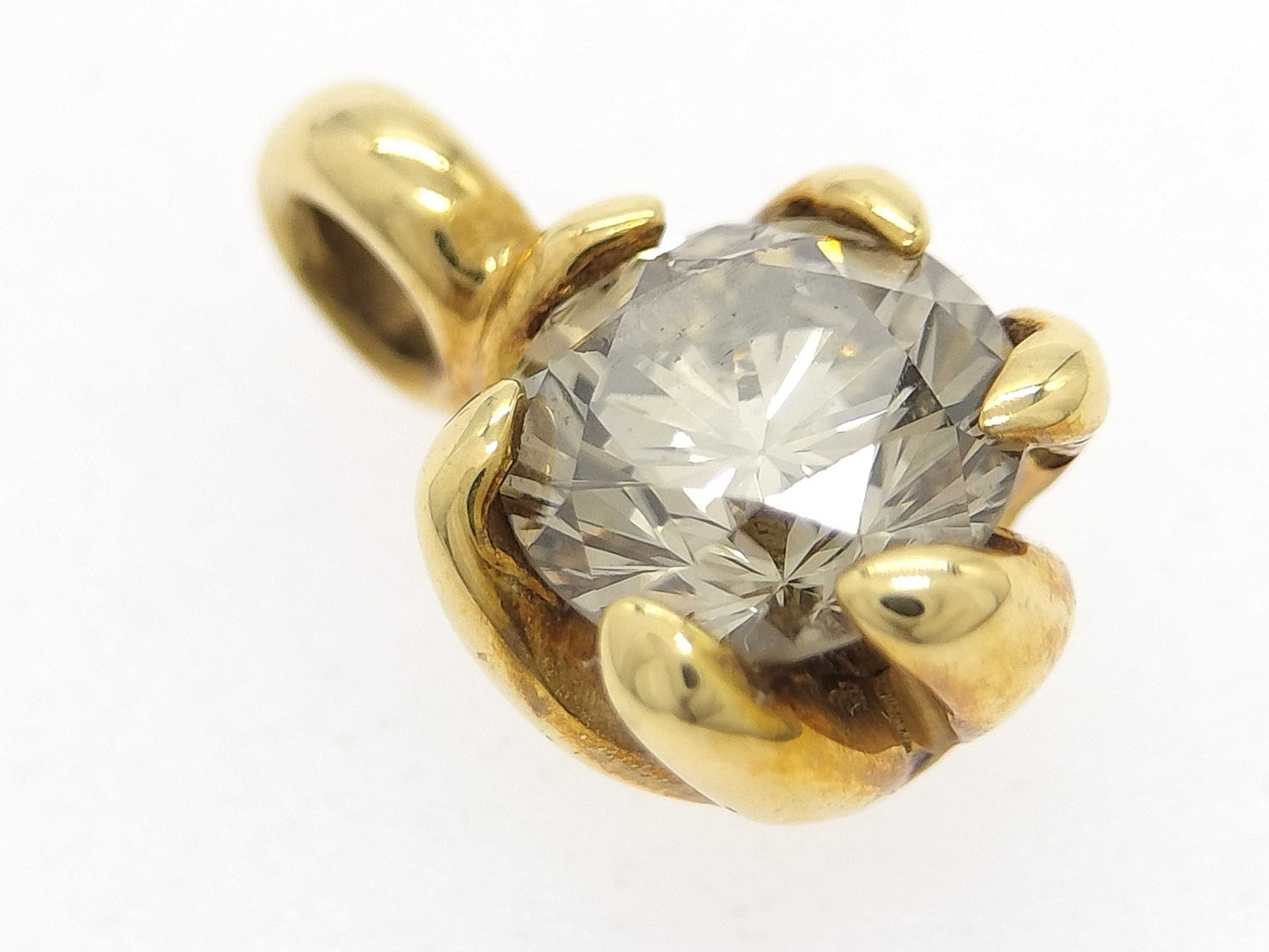 D0.35ct K18 0.7g Pendant Top