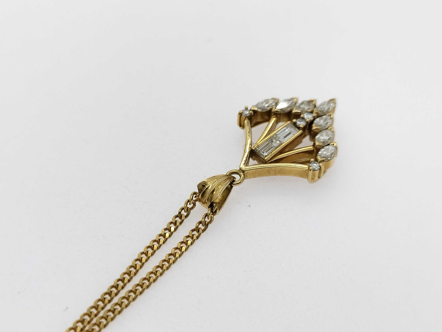 D0.86ct K18 7.1g Necklace