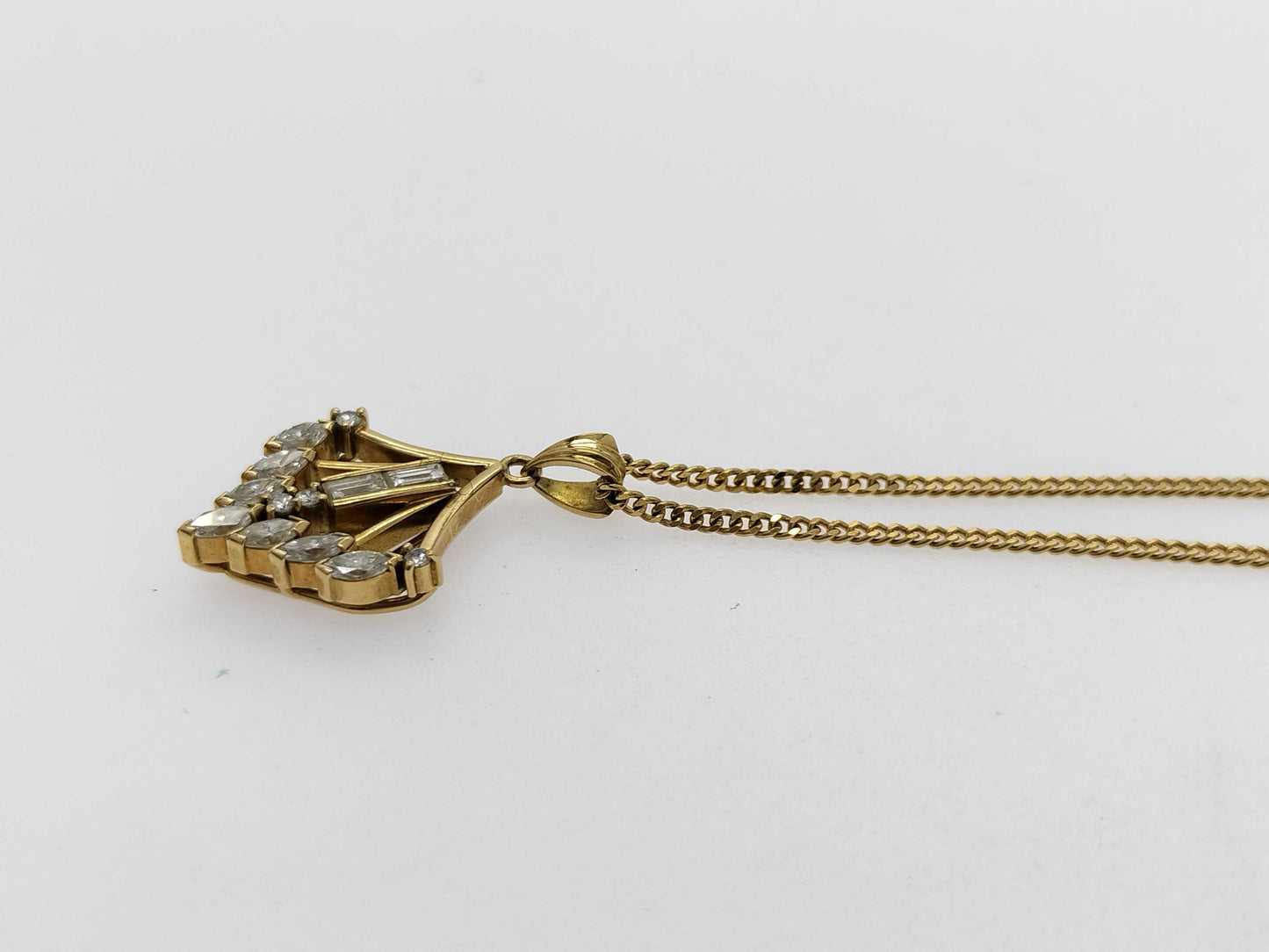 D0.86ct K18 7.1g Necklace