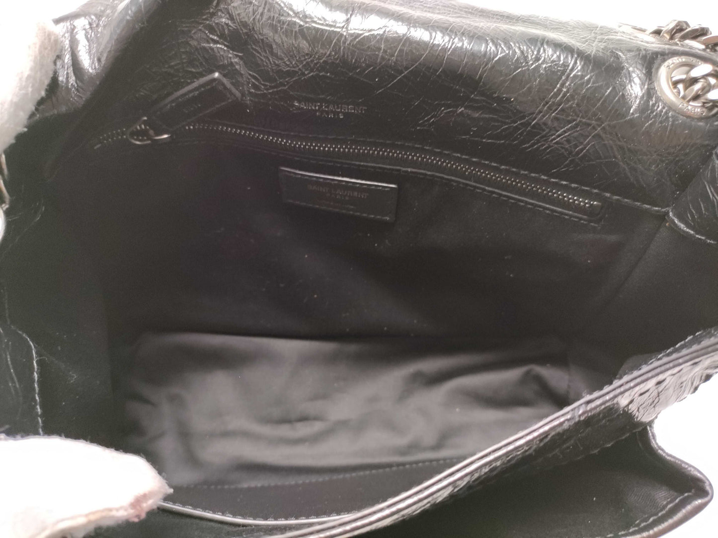 SAINT LAURENT V-stitch shoulder bag