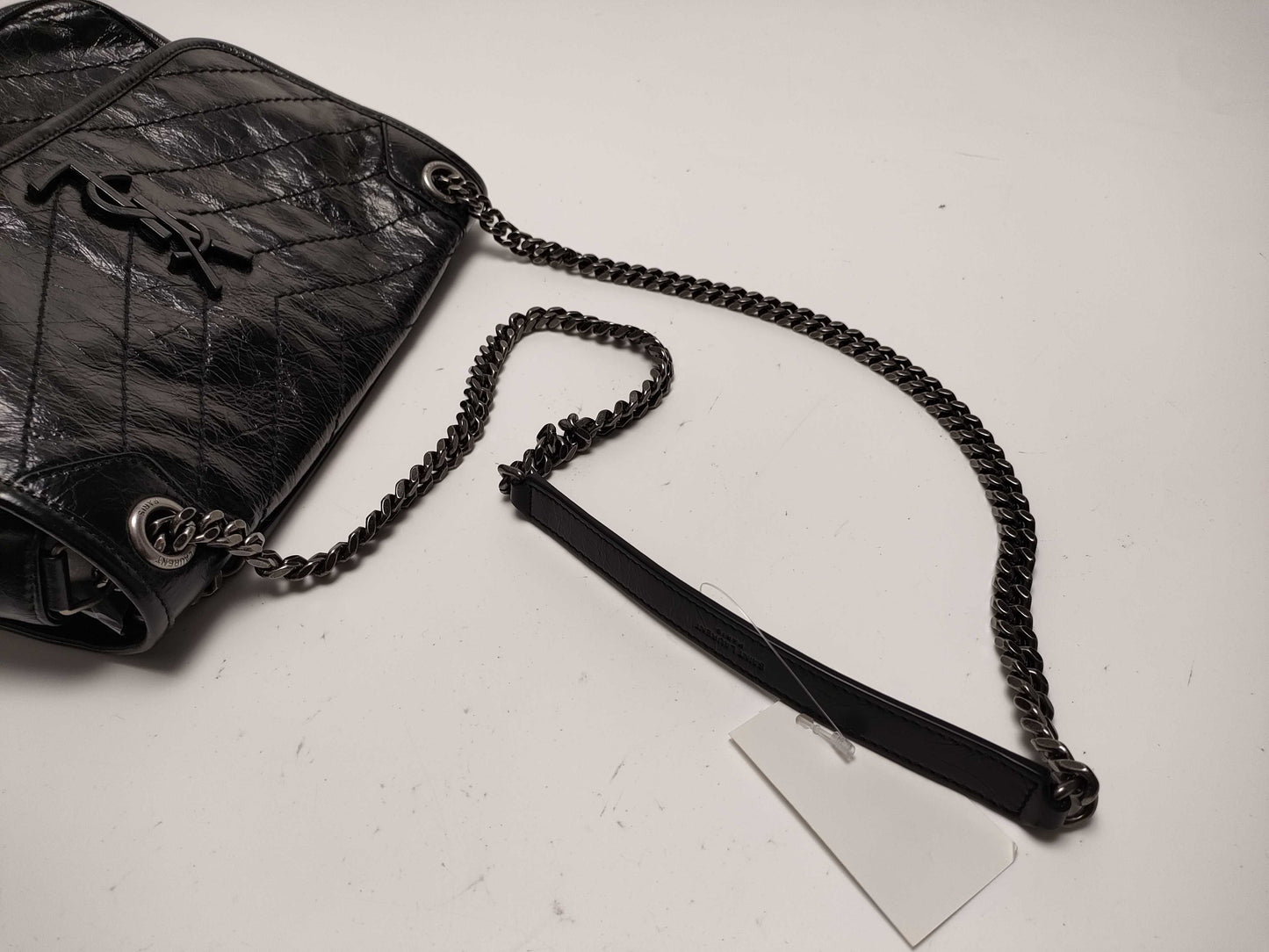 SAINT LAURENT V-stitch shoulder bag