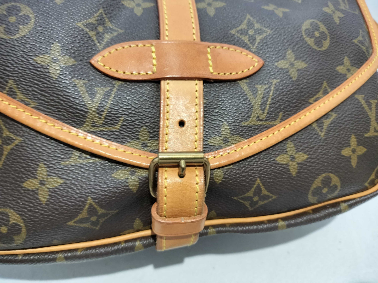 LOUIS VUITTON Monogram Saumur 30 Shoulder Bag