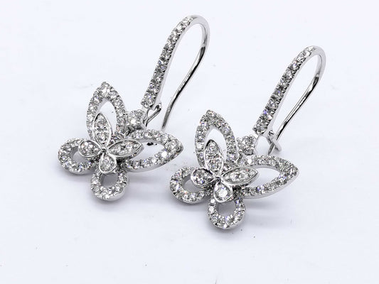 GRAFF Butterfly Diamond WG Au750 4.8g Earrings