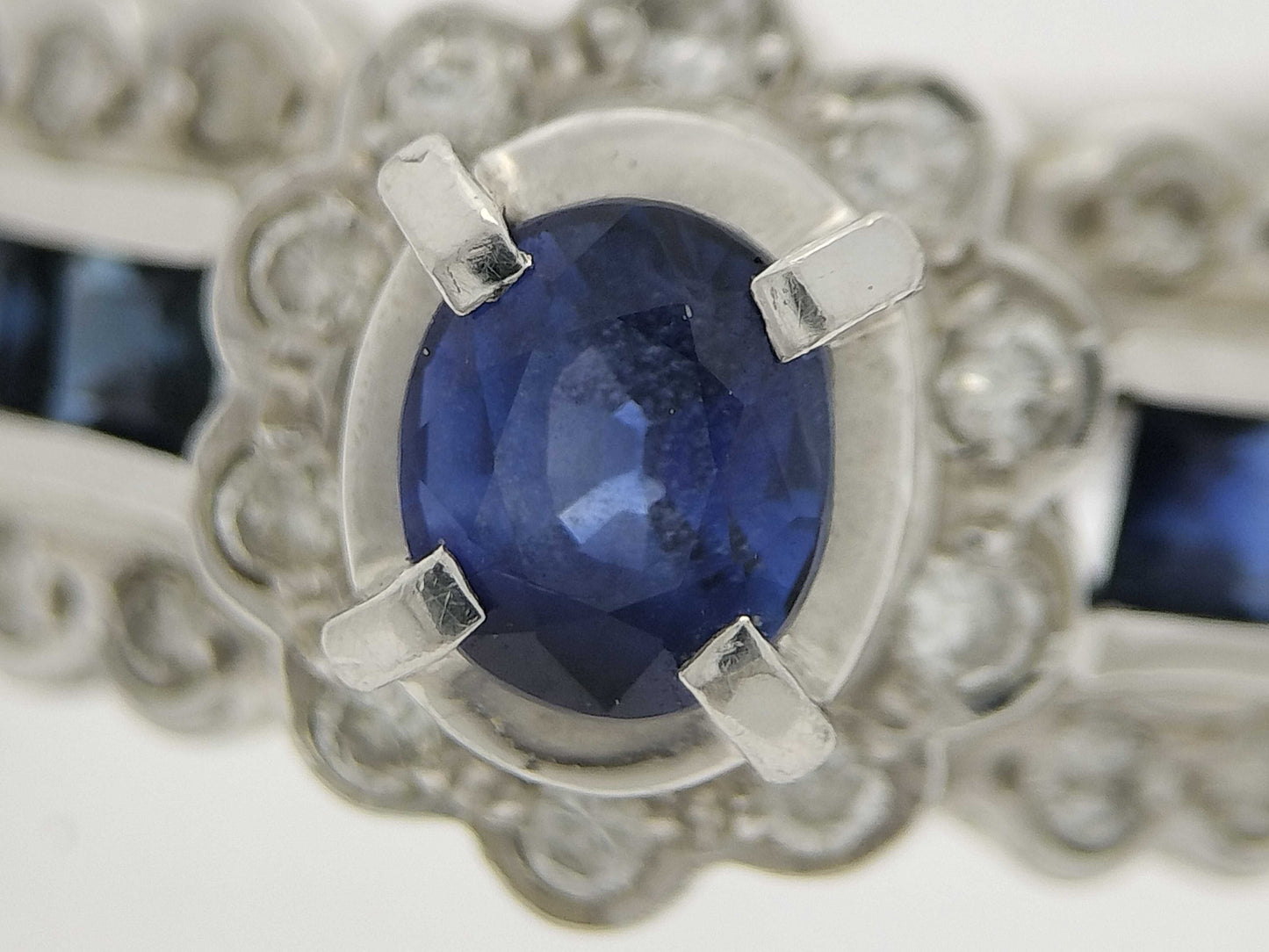 S0.77ct D0.17ct Pt900 5.6g Ring