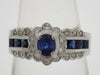 S0.77ct D0.17ct Pt900 5.6g Ring