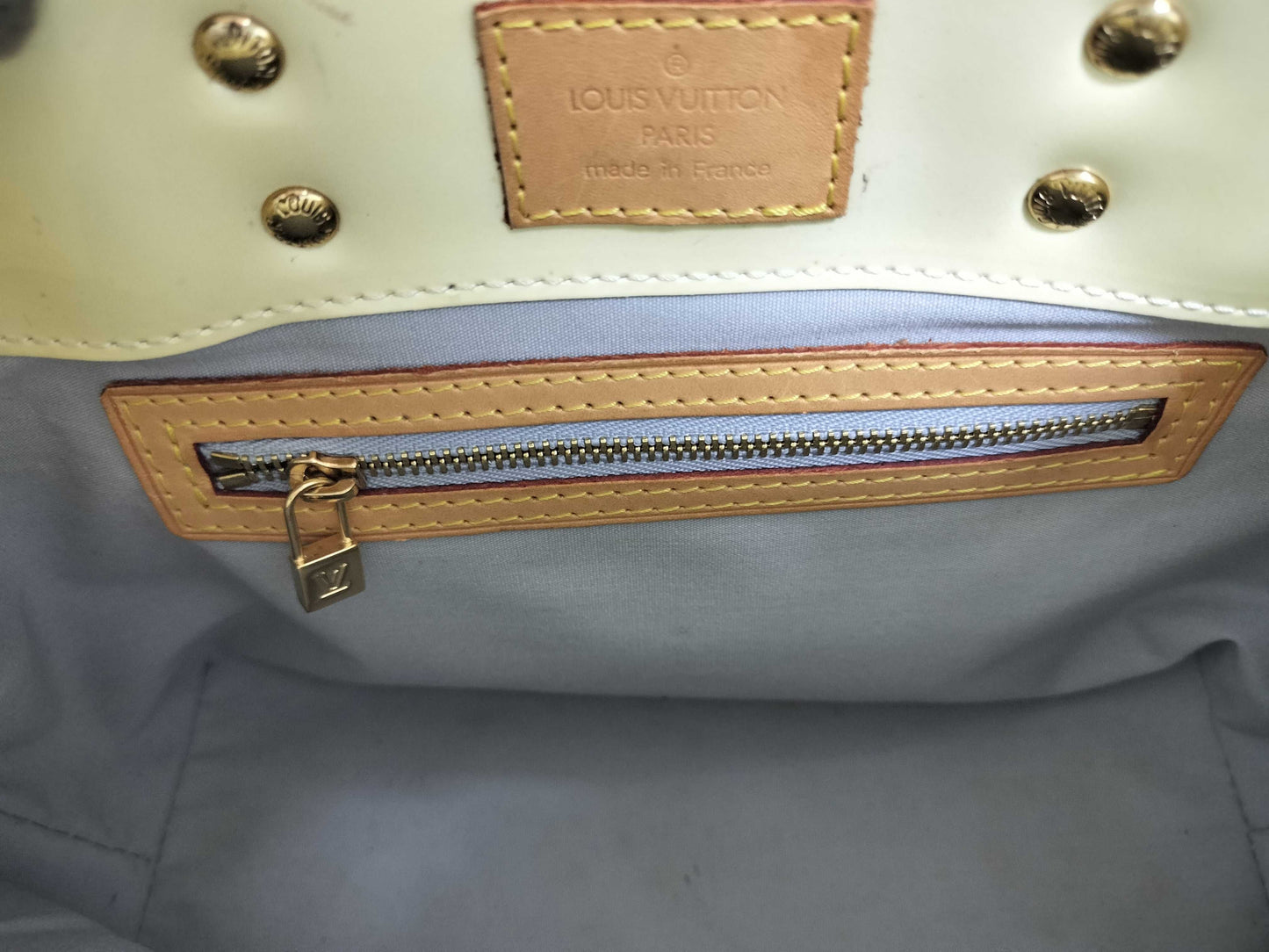 LOUIS VUITTON Vernis Lead PM Tote Bag