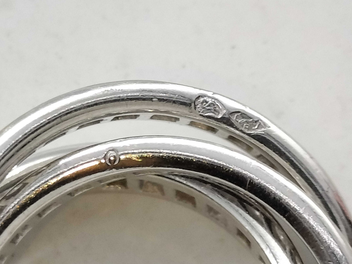 Cartier Trinity #52 Diamond WG 750 9.7g Ring