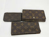 (10463_0002) ◆LOUIS VUITTON Monogram Wallet/Key Case/Glasses Case Set Wallet
