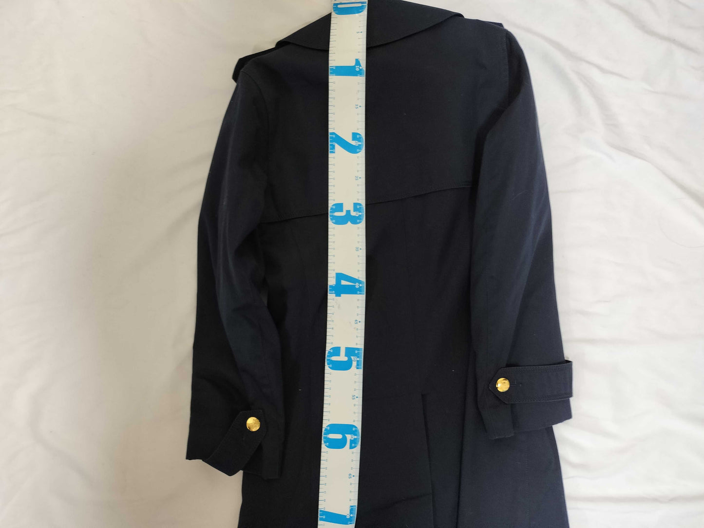 CELINE Trench Coat/Gold Button Coat