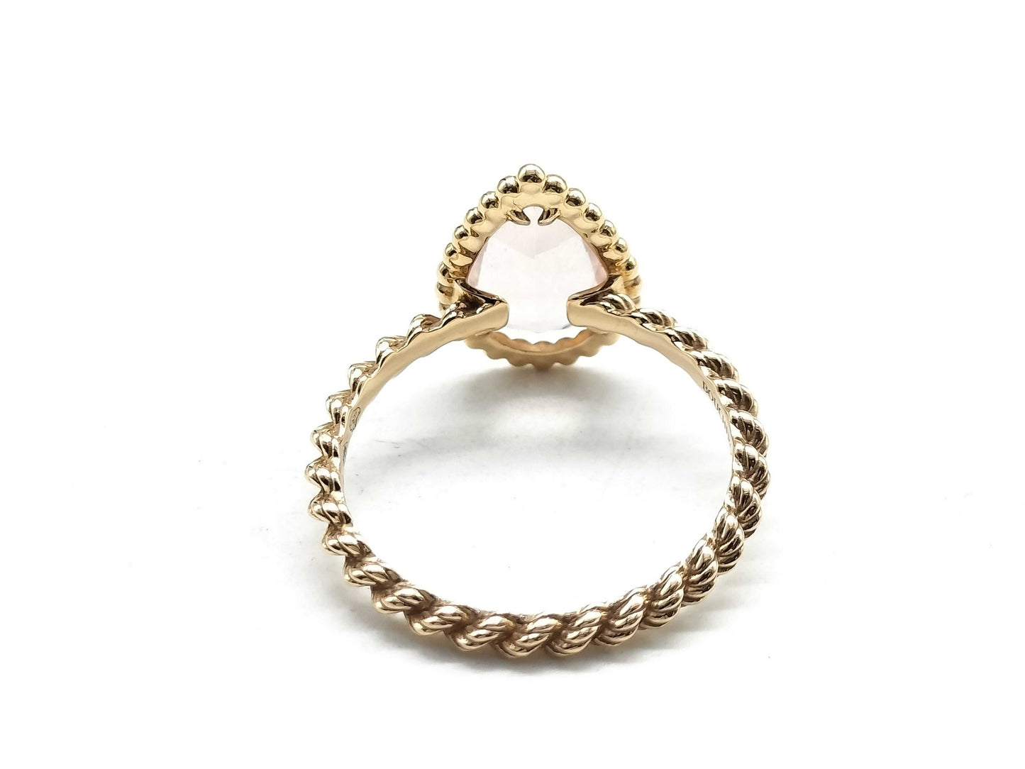BOUCHERON Serpent Bohème #53 Quartz PG Au750 2.4g Ring