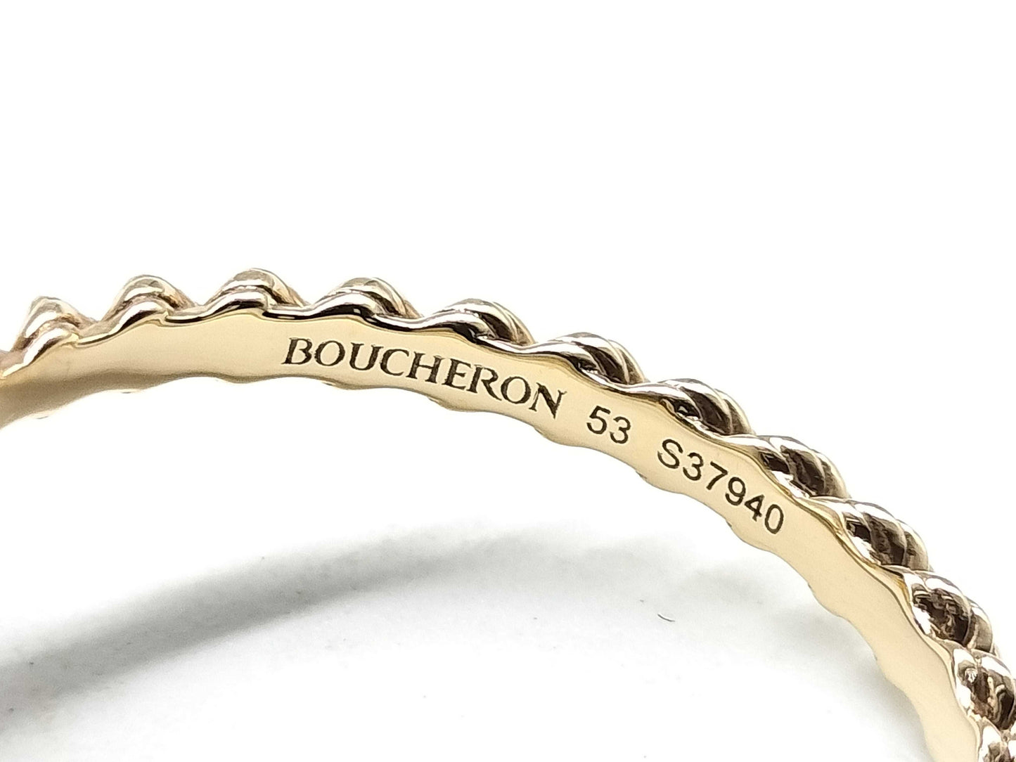 BOUCHERON Serpent Bohème #53 Quartz PG Au750 2.4g Ring