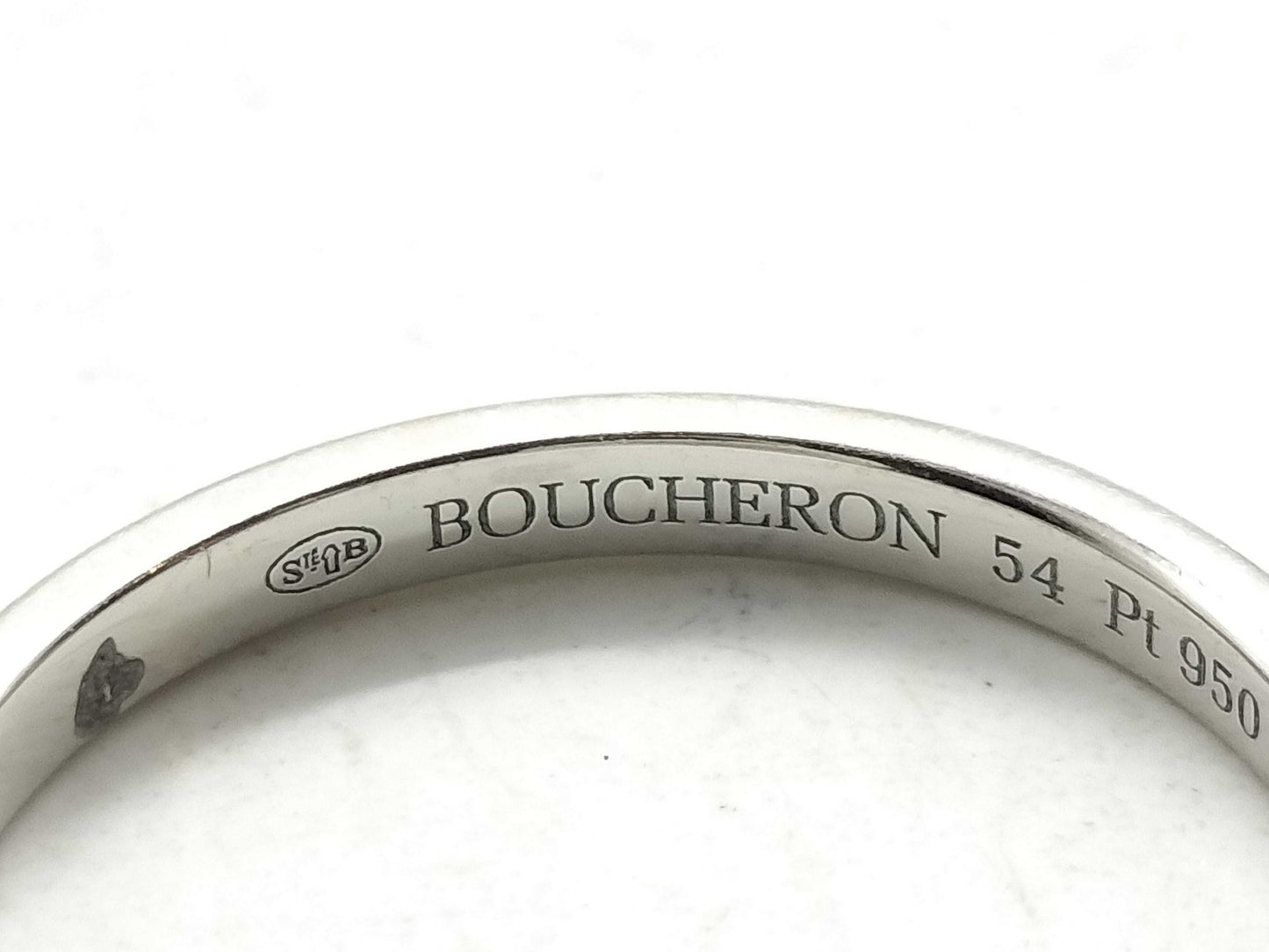 BOUCHERON Quatre Clos de Paris #54 Pt950 3.2g Ring