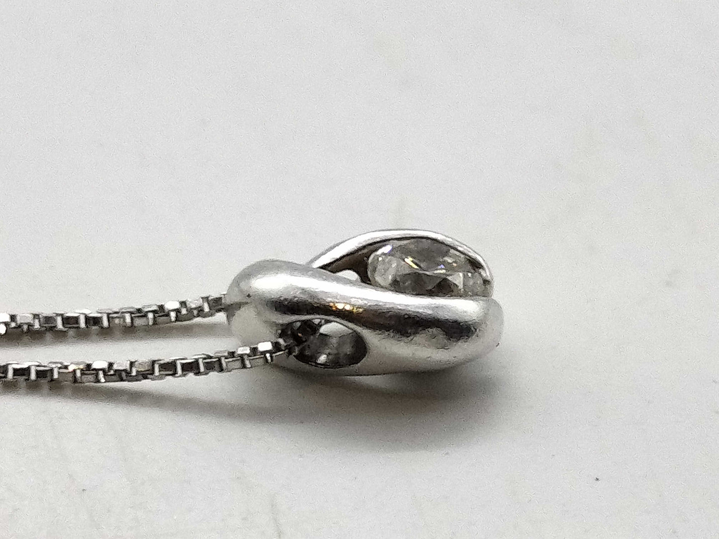 D0.214ct Pt900/Pt850 2.8g Necklace