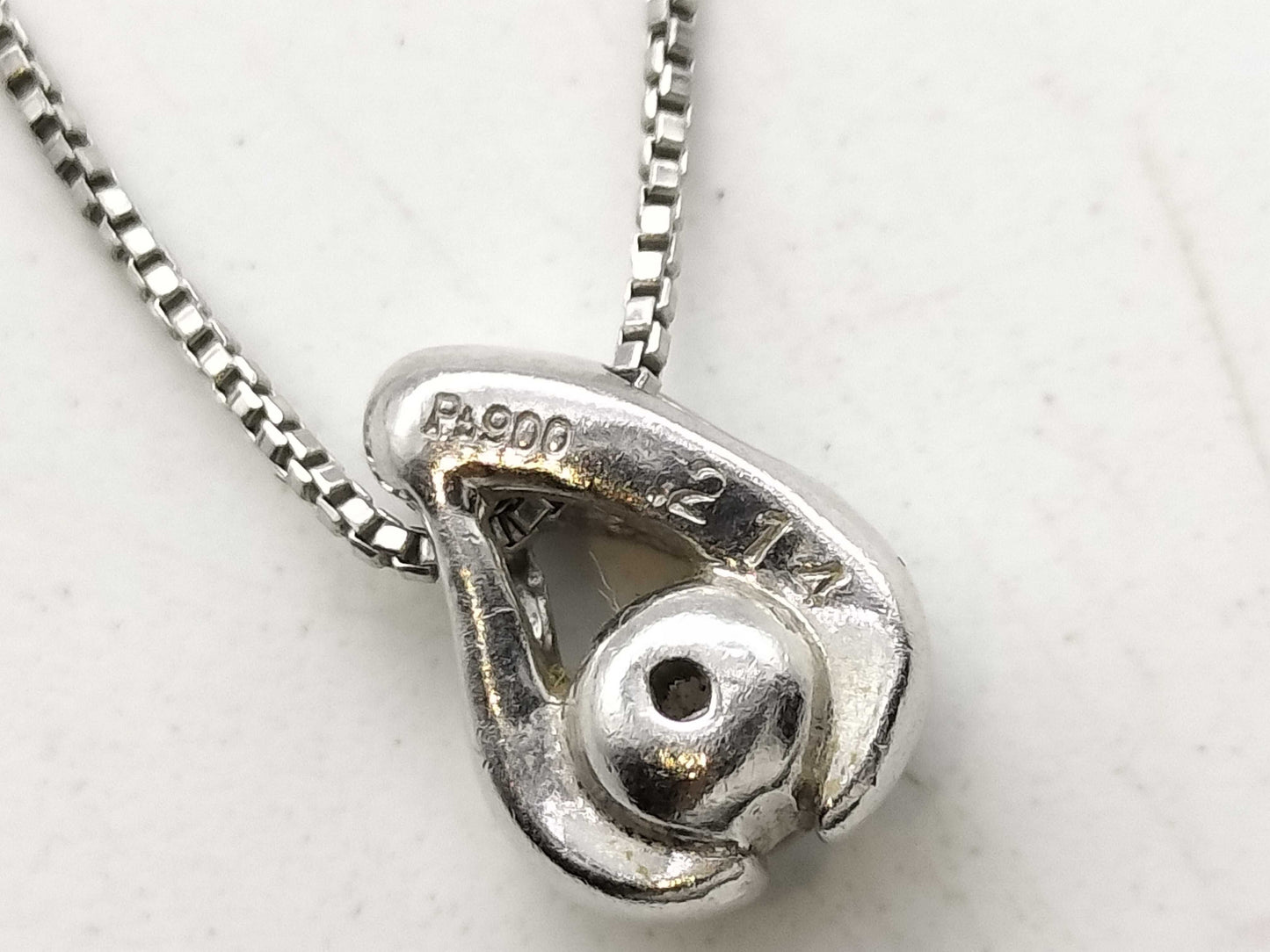 D0.214ct Pt900/Pt850 2.8g Necklace