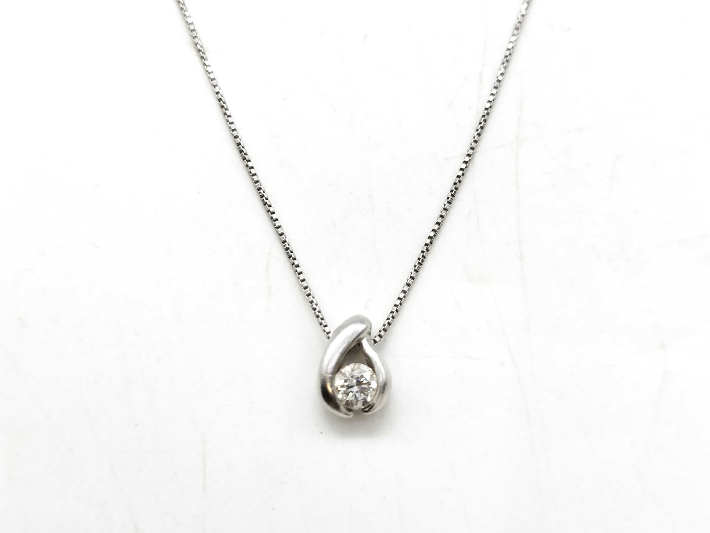 D0.214ct Pt900/Pt850 2.8g Necklace