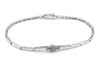 D0.18ct K18WG 6.7g Bracelet/Bangle