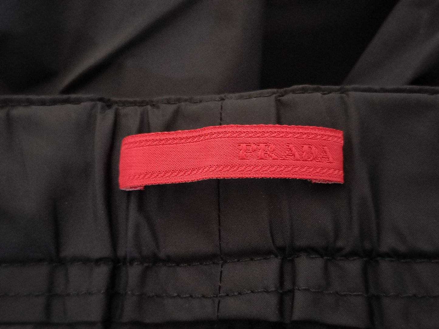 PRADA nylon pants/black/size 44 pants