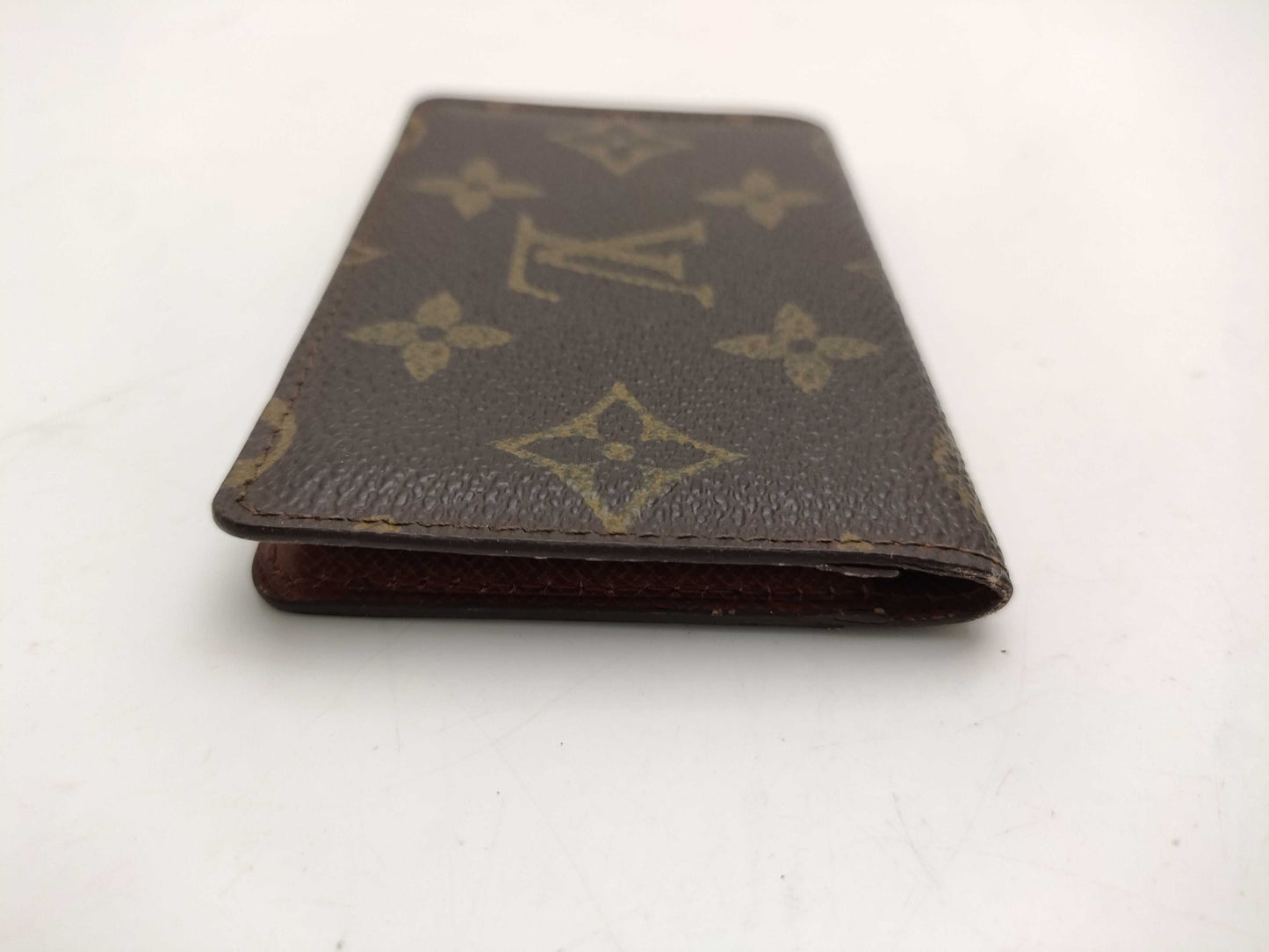 LOUIS VUITTON Monogram Bifold Business Card Case, Made in 1989, Card Case, Pass Case, Business Card Case