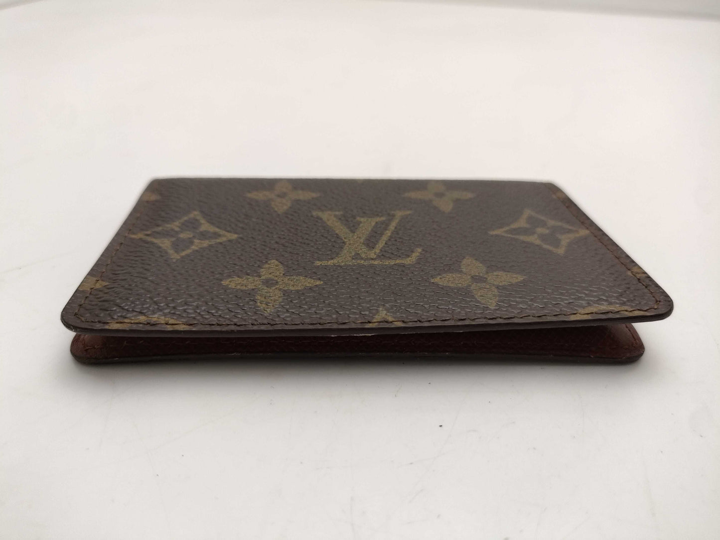 LOUIS VUITTON Monogram Bifold Business Card Case, Made in 1989, Card Case, Pass Case, Business Card Case