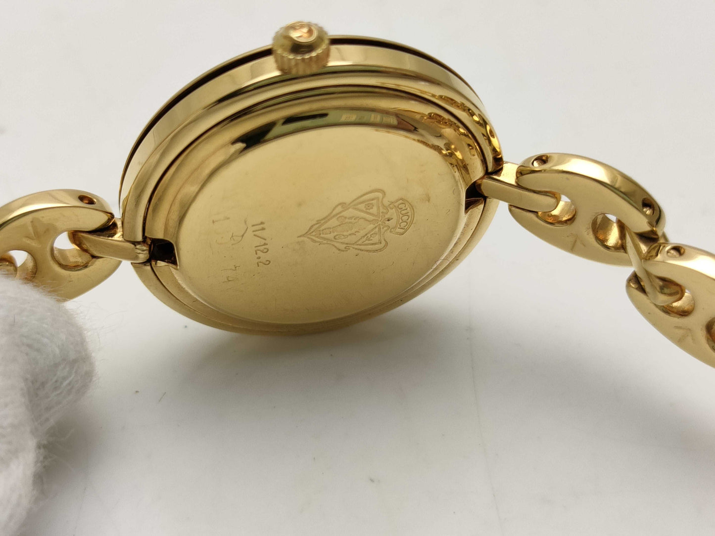 GUCCI Gucci Change Bezel 11/12 White Dial Women's Watch
