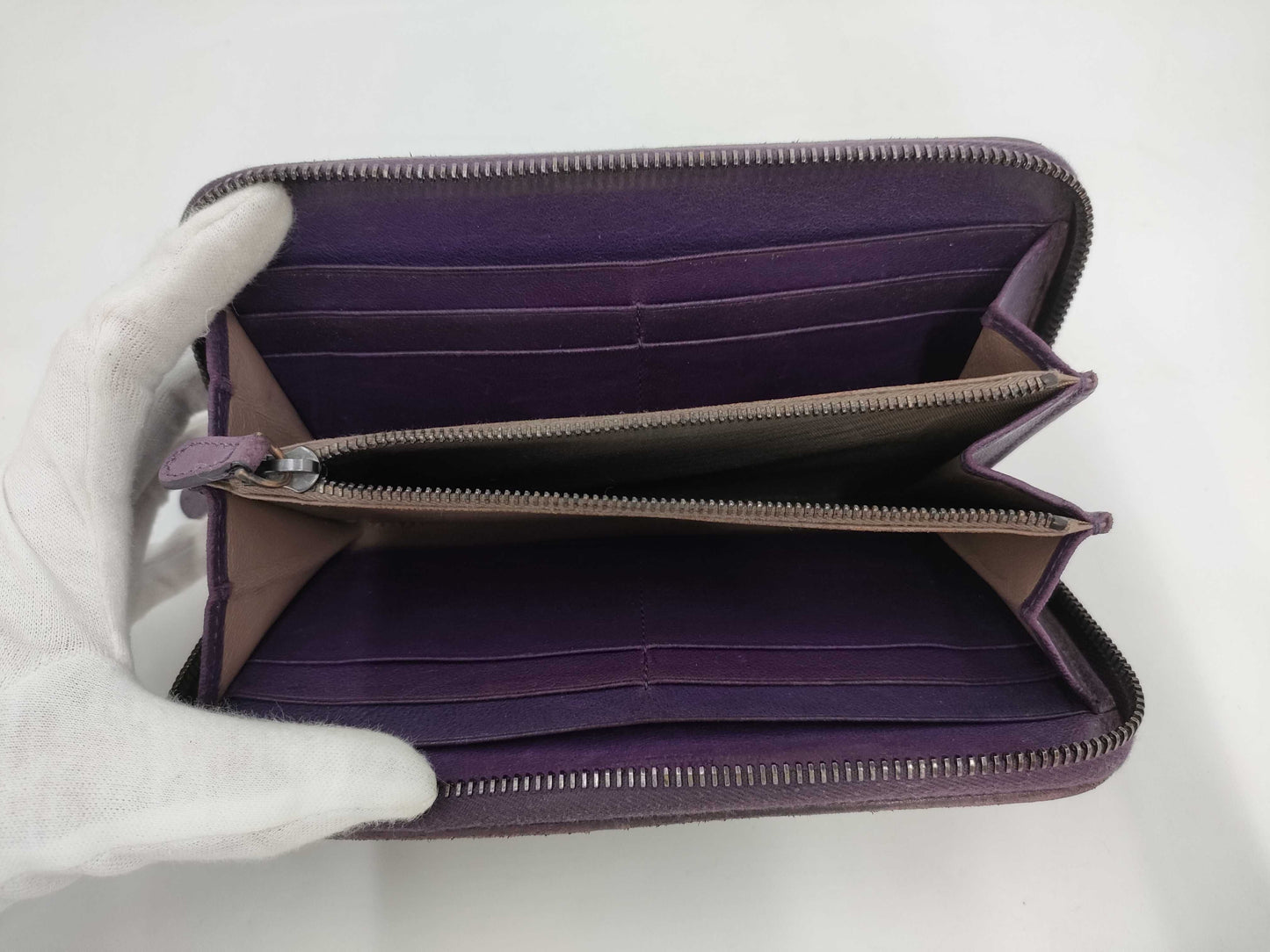 (10461_0273) BOTTEGA VENETA Intre Round Long Wallet Wallet