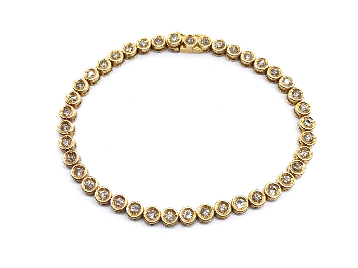 D2.00ct K18 12.8g Bracelet/Bangle