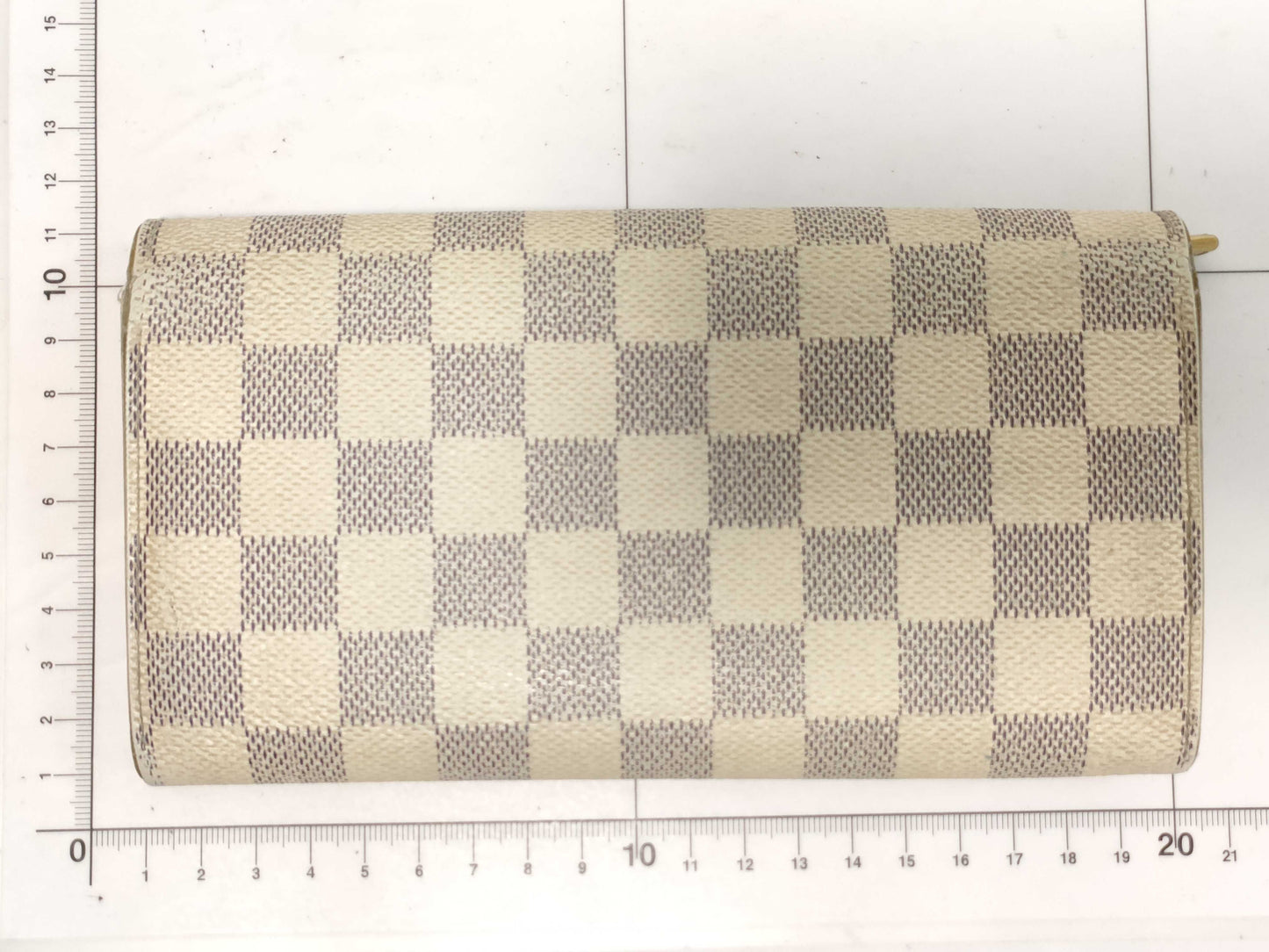 LOUIS VUITTON Damier Azur Sarah/Monogram Cardy Wallet