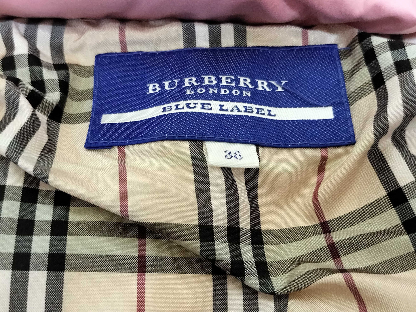 BURBERRY Down Jacket Pink Inner Jacket