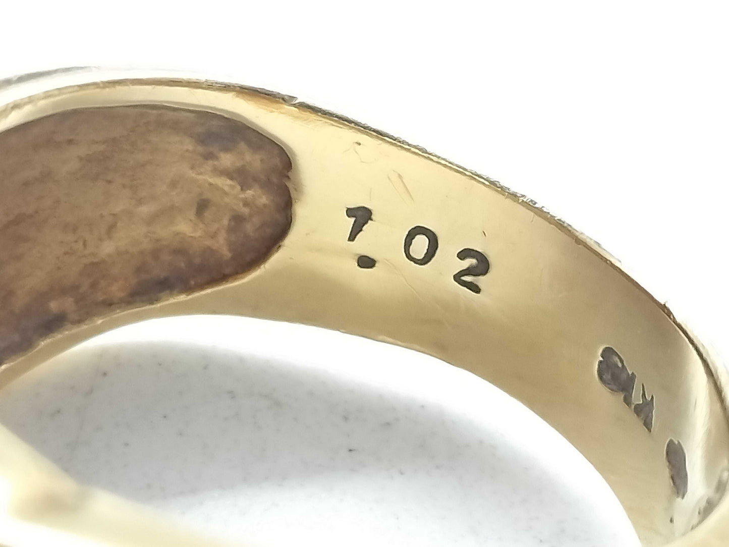 D1.02ct K18 6.3g Ring