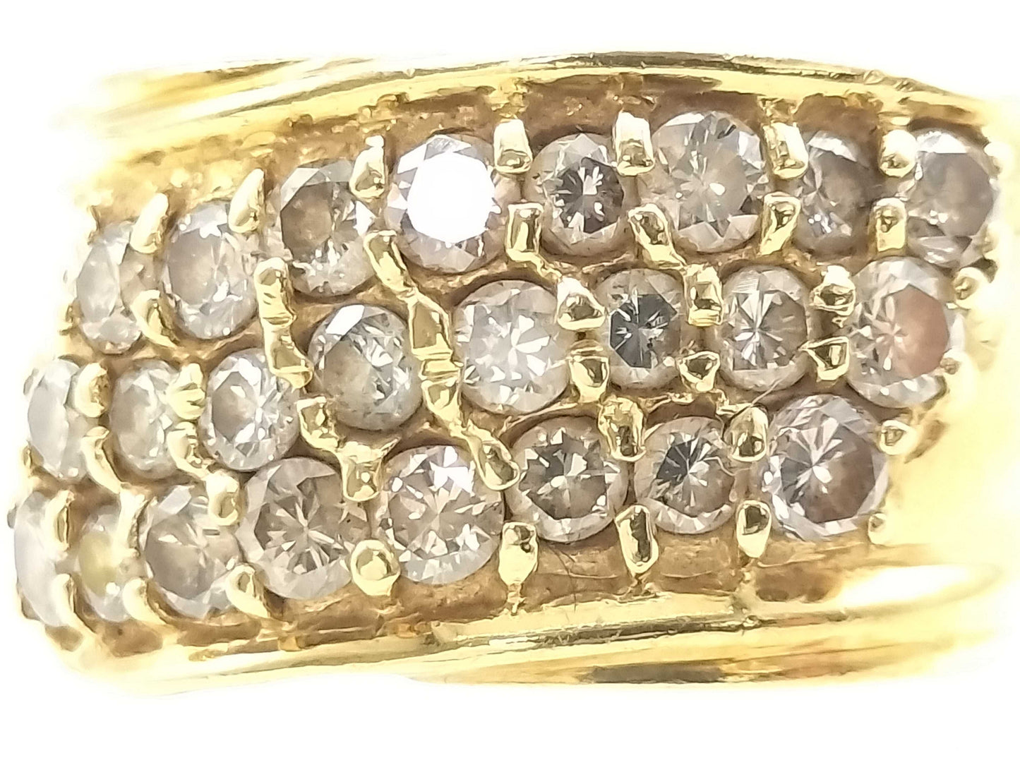 D1.02ct K18 6.3g Ring