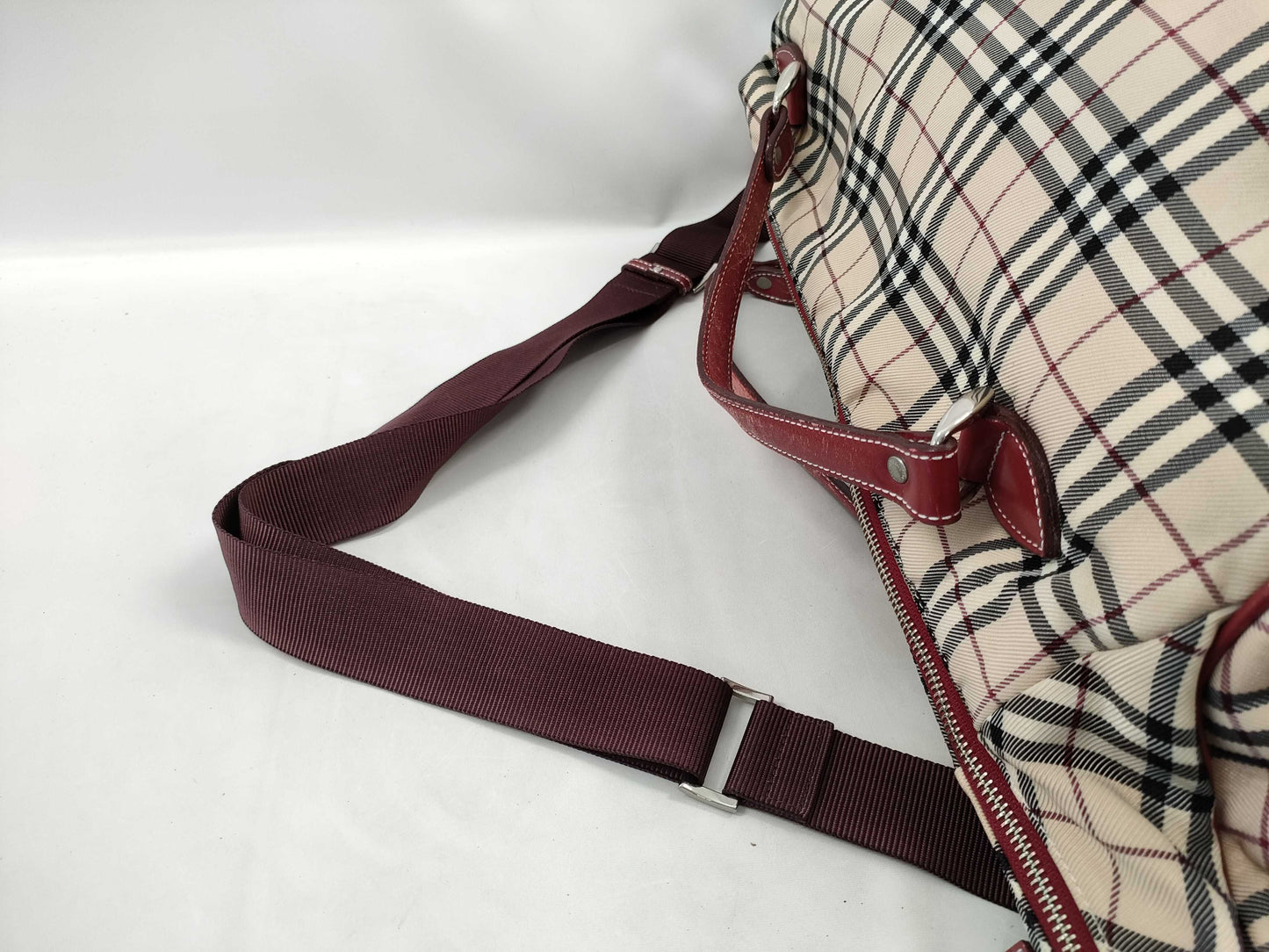 BURBERRY Blue Boston Bag Boston Bag