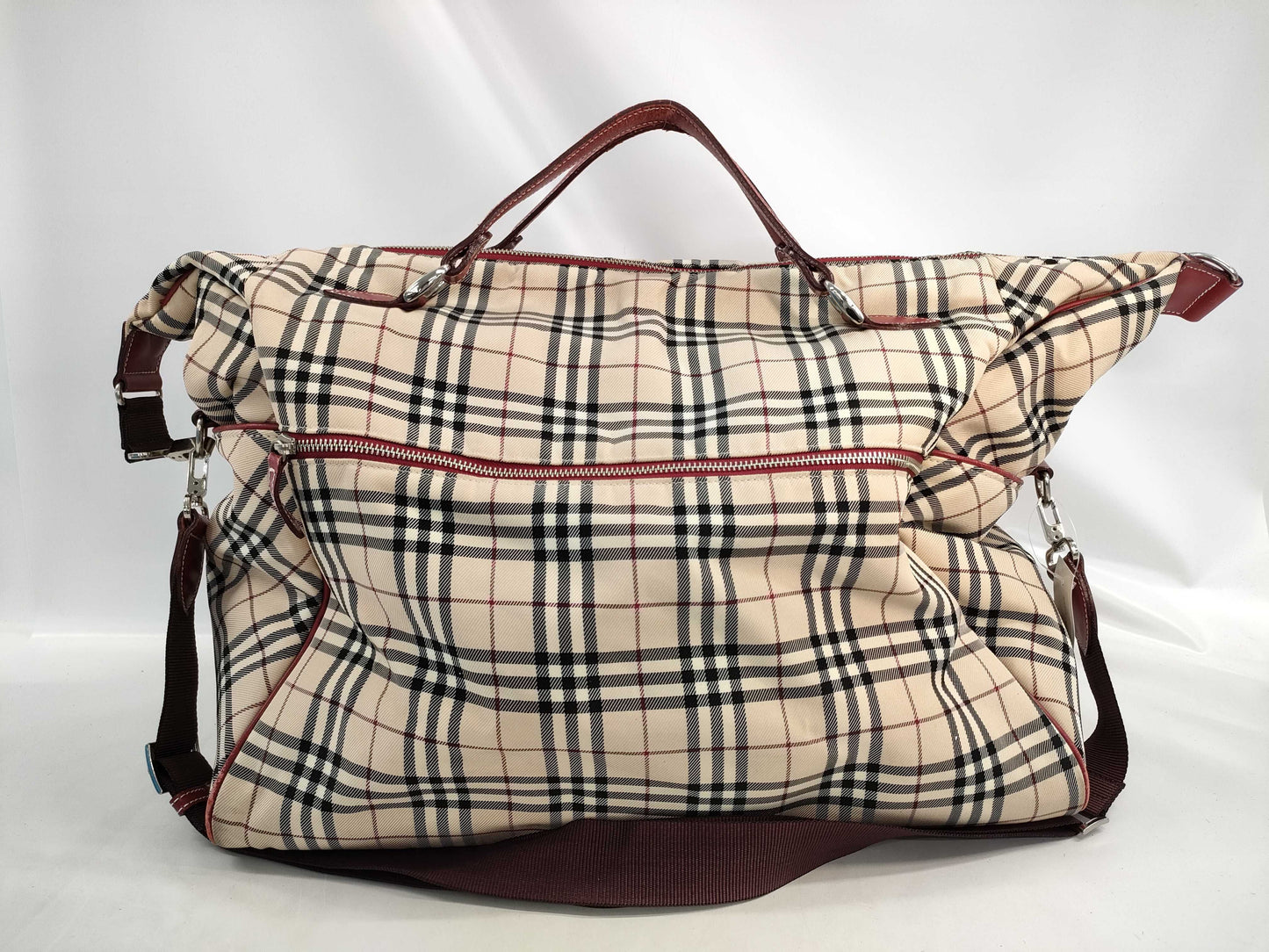 BURBERRY Blue Boston Bag Boston Bag