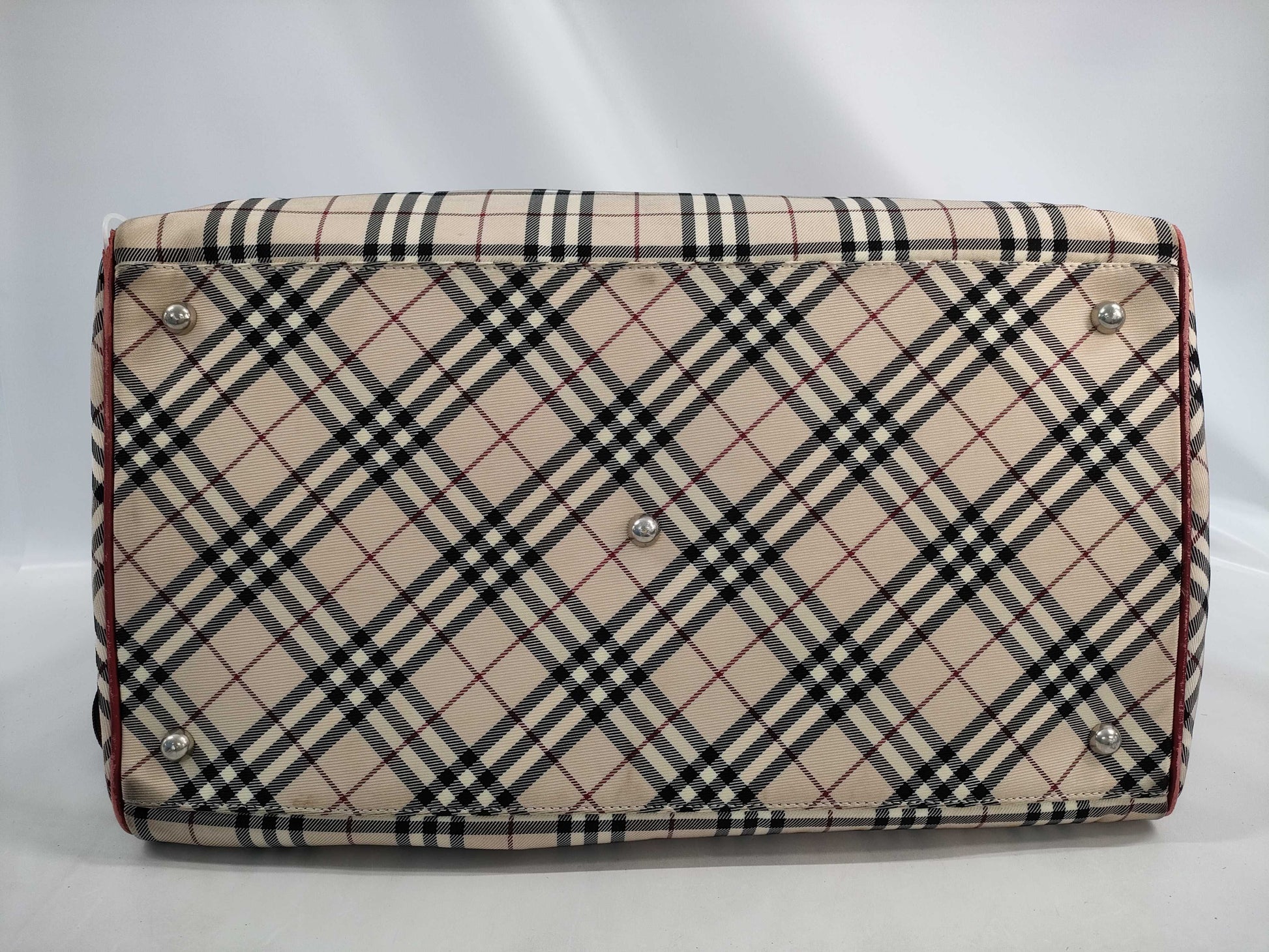 BURBERRY Blue Boston Bag Boston Bag