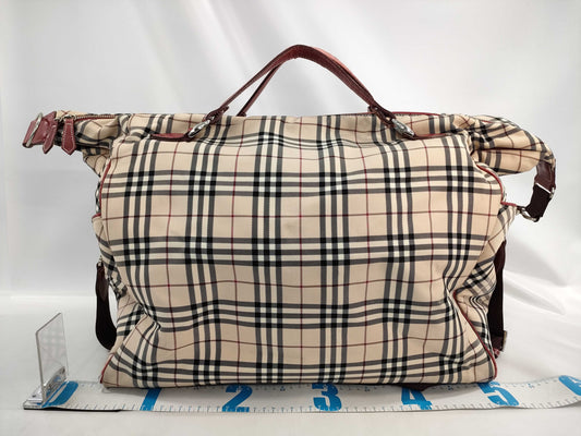 BURBERRY Blue Boston Bag Boston Bag