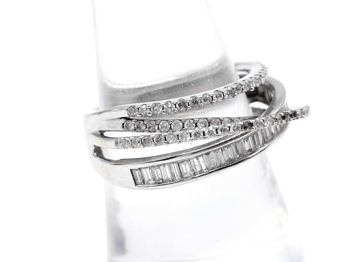 D0.85ct K18WG 5.8g Ring