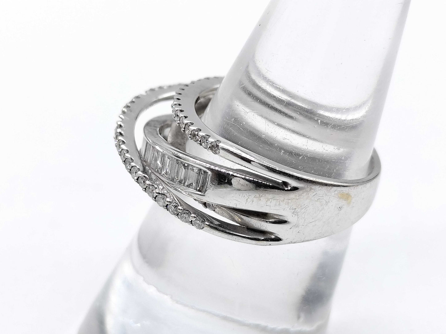 D0.85ct K18WG 5.8g Ring