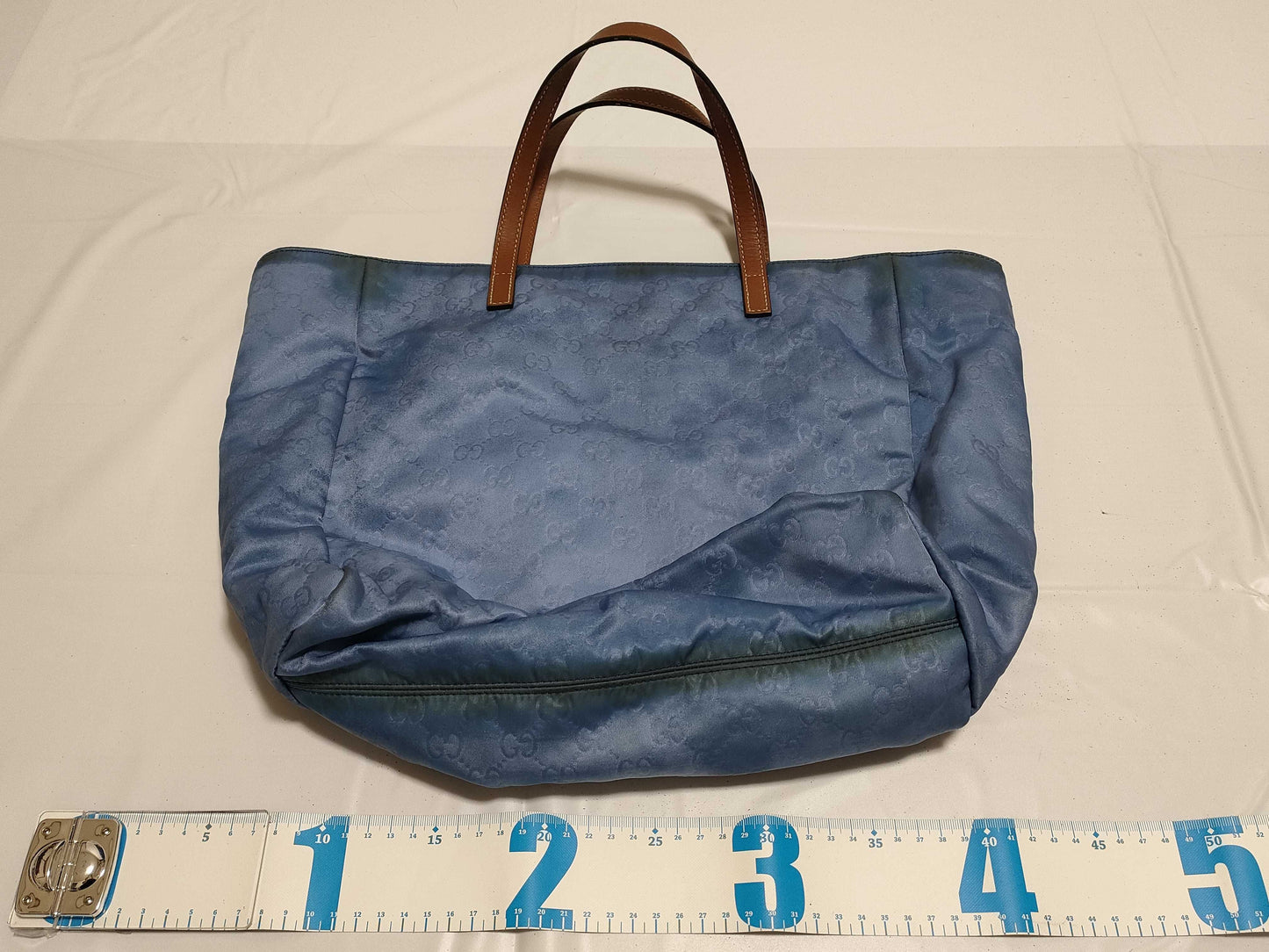 GUCCI Old Gucci Regate Line Tote Bag