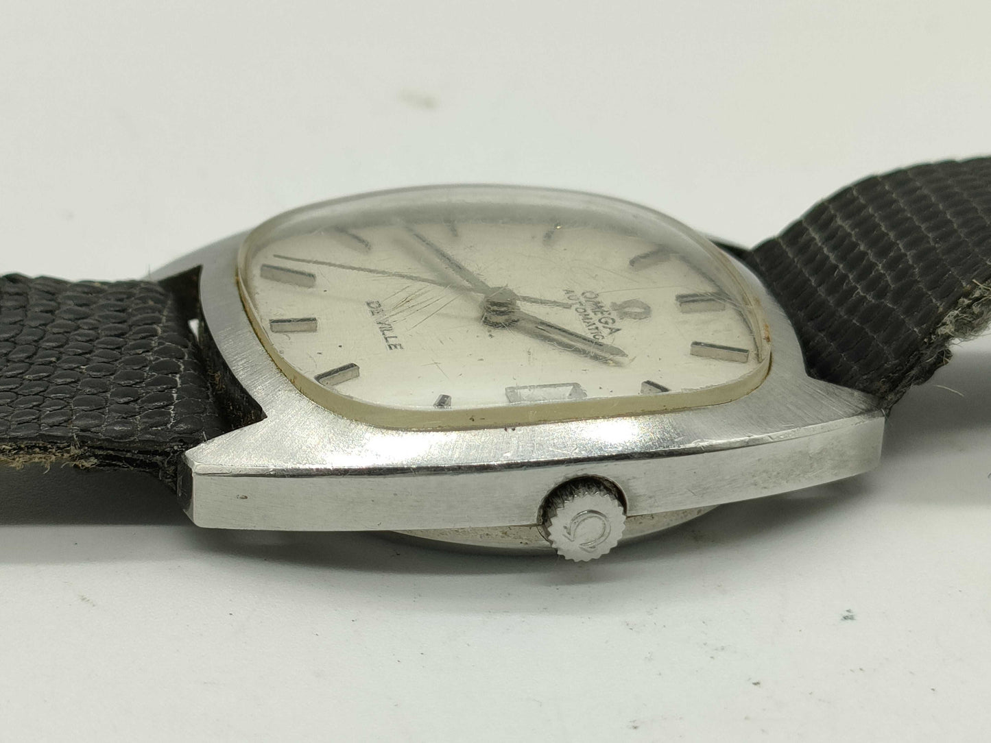 OMEGA De Ville Automatic Square Silver Boys' Watch